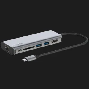 Адаптер Belkin USB-C 6 в 1 Multiport Dock (AVC008BTSGY) в Херсоне