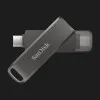 Флеш-накопитель SanDisk USB 3.1 iXpand Luxe 64GB Type-C/Lightning (Black)
