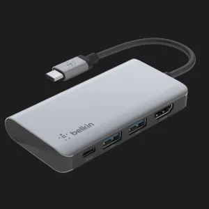 Адаптер Belkin USB-C 4 в 1 Multiport Dock (AVC006BTSGY) в Херсоне