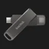 Флеш-накопитель SanDisk USB 3.1 iXpand Luxe 128GB Type-C/Lightning (Black)