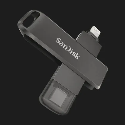 Флеш-накопичувач SanDisk USB 3.1 iXpand Luxe 128GB Type-C/Lightning (Black) в Нетішині