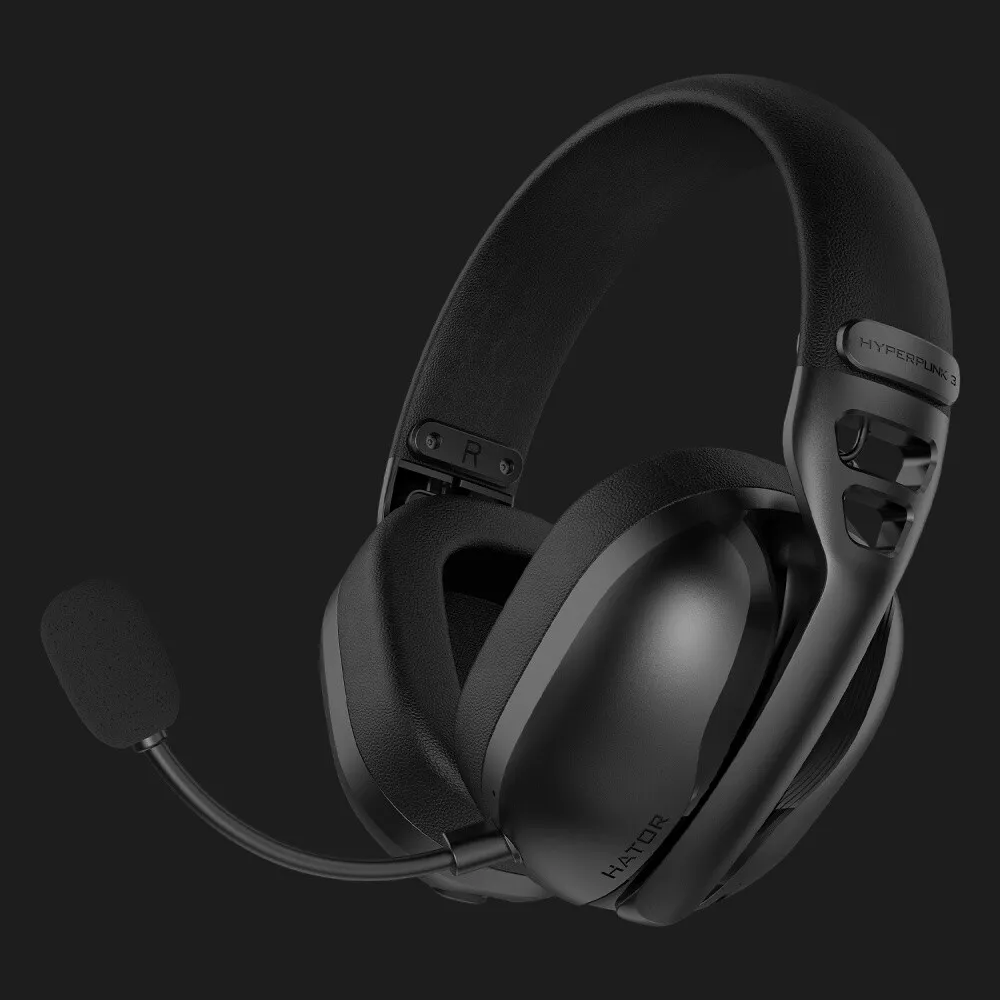 Ігрова гарнітура Hator Hyperpunk 3 Hi-Res wireless (Black) (ESH15) (UA)