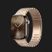 Apple Watch Series 10 GPS + LTE, 46mm Gold Titanium Case with Gold Link Bracelet (MX183+MXMH3)