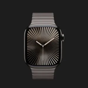 Apple Watch Series 10 GPS + LTE, 46mm Slate Titanium Case with Slate Link Bracelet (MX173+MXMK3)