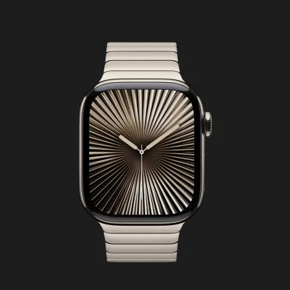 Apple Watch Series 10 GPS + LTE, 46mm Natural Titanium Case with Natural Link Bracelet (MX163+MXMF3) в Кропивницькому