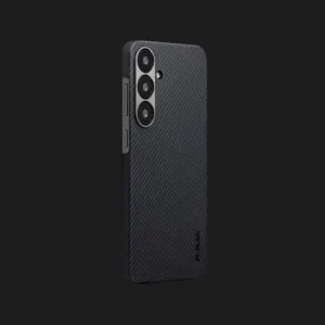 Чехол Pitaka Ultra-Slim Case для Samsung S25 (Black/Gray Twill) в Луцке