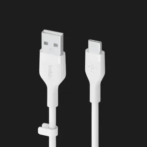 Кабель Belkin Silicone USB-A to USB-C 2m (White) в Хмельницком