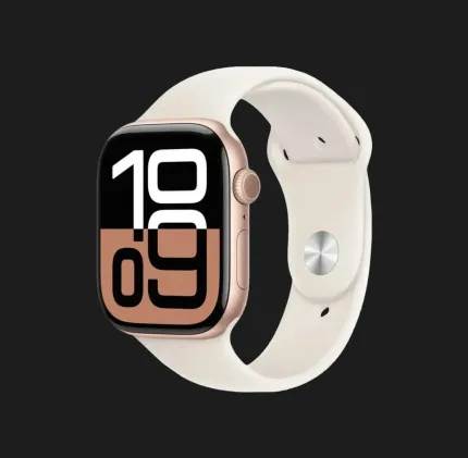 б/у Apple Watch Series 10 GPS 42mm Rose Gold Aluminum Case with Light Blush Sport Band S/M (MWWH3)