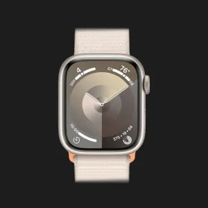 б/у Apple Watch Series 9 GPS 41mm Starlight Aluminum Case with Starlight Sport Loop (MR8V3) (Хорошее состояние)