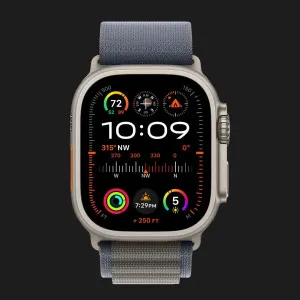 б/у Apple Watch Ultra 2 49mm GPS + LTE Titanium Case with Blue Alpine Loop Small (MREK3) (Хорошее состояние)