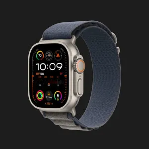 б/у Apple Watch Ultra 2 49mm GPS + LTE Titanium Case with Blue Alpine Loop Small (MREK3) (Хорошее состояние)