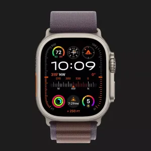 б/у Apple Watch Ultra 2 49mm GPS + LTE Titanium Case with Indigo Alpine Loop Medium (MRET3) (Хорошее состояние)