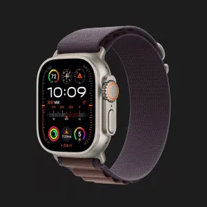 б/у Apple Watch Ultra 2 49mm GPS + LTE Titanium Case with Indigo Alpine Loop Medium (MRET3) (Хорошее состояние)