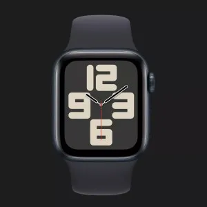 б/у Apple Watch SE 2 GPS 40mm Midnight Aluminium Case w. Midnight Sport Band M/L (MXE93) 2024 (Хорошее состояние)