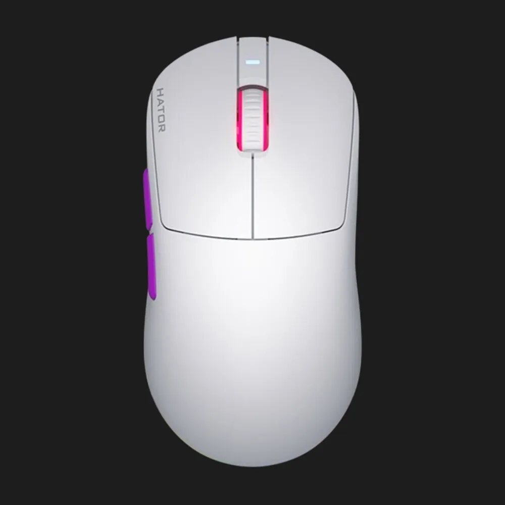Ігрова миша HATOR Quasar 3 ULTRA 8K Wireless (White) (HTM771) (UA)