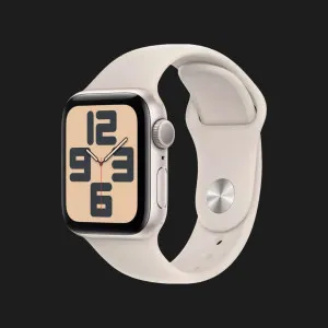 б/у Apple Watch SE 2 GPS 40mm Starlight Aluminium Case w. Starlight Sport Band - S/M (MXEF3) 2024 (Хорошее состояние)