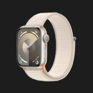 б/у Apple Watch Series 9 GPS 41mm Starlight Aluminum Case with Starlight Sport Loop (MR8V3) (Хорошее состояние)