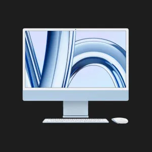 б/у Apple iMac 24 with Retina 4.5K, Apple M3, 256GB, 8 CPU / 8 GPU, 8GB RAM, Blue (MQRC3) (2023) (Хороший стан)