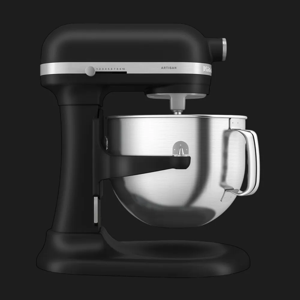 Планетарний міксер KitchenAid Artisan 6,6 л (Cast Iron Black) (5KSM70SHXEBM)