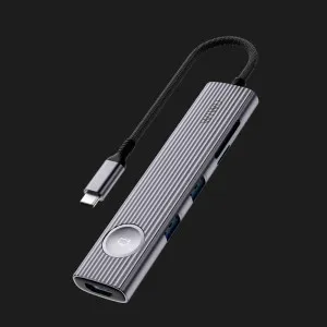 Адаптер WiWU Travel Series 8 in 1 Docking Station (Gray) в Херсоне