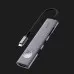 Адаптер WiWU Travel Series 8 in 1 Docking Station (Gray)