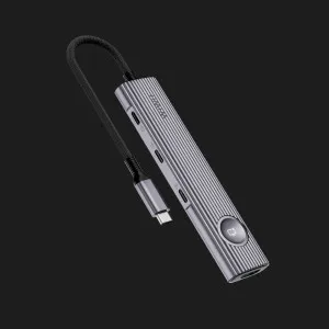 Адаптер WiWU Travel Series 8 in 1 Docking Station (Gray) в Херсоне