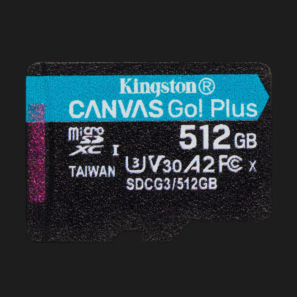 Карта пам'яті Kingston Canvas Go Plus Micro SDXC 512GB (SDCG3/512GBSP)