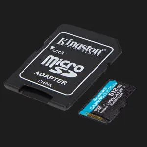 Карта пам'яті Kingston Canvas Go Plus Micro SDXC 512GB (adapter SD) (SDCG3/512GB) в Хмельницькому