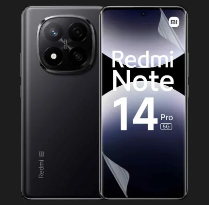 Захисна плівка Hydrogel Pro для Xiaomi Redmi Note 14 Pro (Glossy Clear)