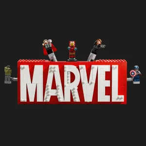 Конструктор LEGO Super Heroes Логотип и минифигурки MARVEL (76313)