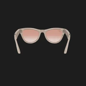 Смарт-окуляри Ray-Ban Meta Skyler Shiny Chalky Gray/Cinnamon Pink Gradient (RW4010 670013 52-20)