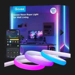 Стрічка світлодіодна Govee H6641 Neon Rope Light for Wall Lining, 5м (White) в Чернівцях