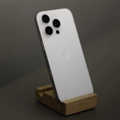 б/у iPhone 16 Pro 256GB (White Titanium) (Хороший стан, нова батарея) в Житомирі