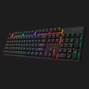 Клавиатура механическая HATOR Icefall Mecha Rainbow Origin Red (Black) (HTK104UA) (UA)