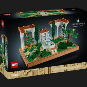 Конструктор LEGO Icons Сад фонтанів (10359)