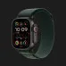 б/у Apple Watch Ultra 2 49mm Black Titanium Case with Dark Green Alpine Loop Medium (MX4R3)