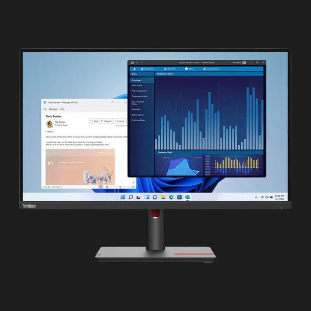 Монітор Lenovo 27" IPS 60Hz ThinkVision T27p-30 63A9GAT1EU (UA)