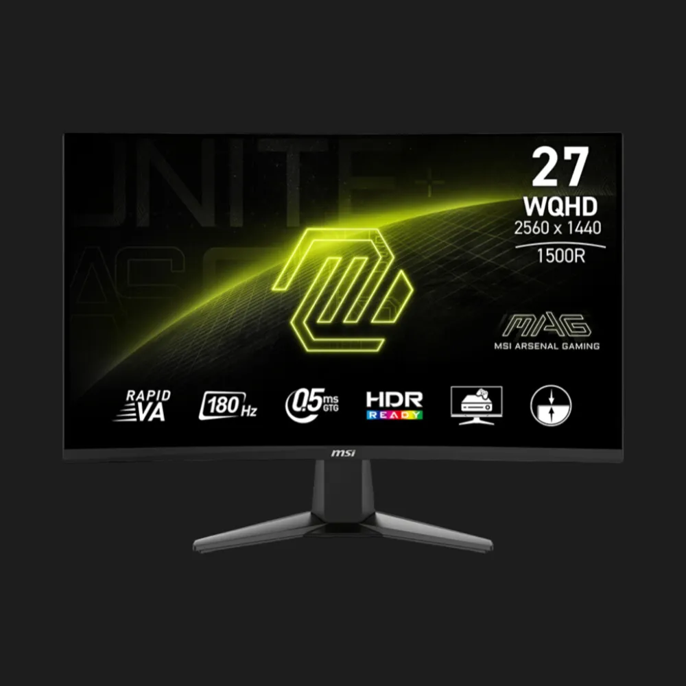 Ігровий монітор MSI 27" VA 180Hz MAG 27CQ6F (UA)