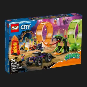 Конструктор LEGO City Подвійна петля каскадерської арени (60339)