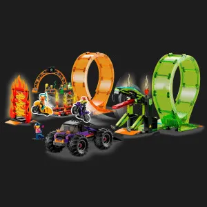 Конструктор LEGO City Подвійна петля каскадерської арени (60339)