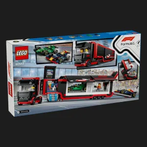 Конструктор LEGO City Грузовик F1 с автомобилями RB20 и AMR24 (60445)