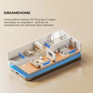 Робот-пилосос Dreame Bot D10 Plus Gen 2 (White) в Борисполі