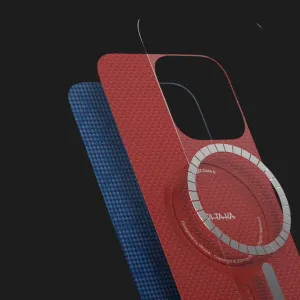 Чохол Pitaka Monogram Tactile Woven Case для iPhone 16 Pro (Dark Blue) в Хмельницькому