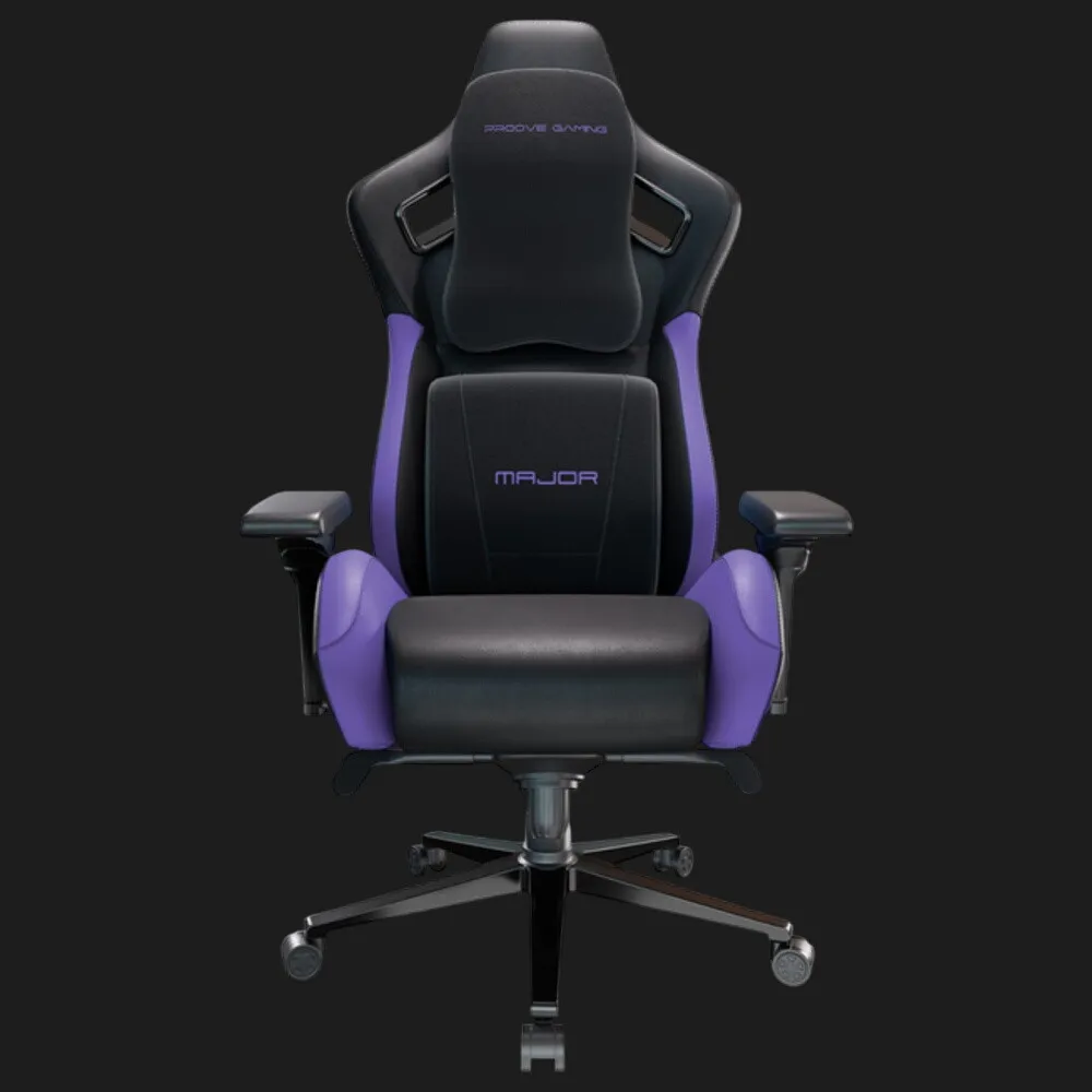 Крісло для геймерів Proove Gaming Major (Black/Purple) (UA)