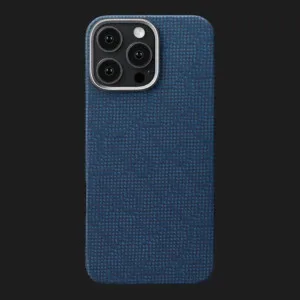 Чохол Pitaka Monogram Tactile Woven Case для iPhone 16 Pro (Dark Blue) в Хмельницькому