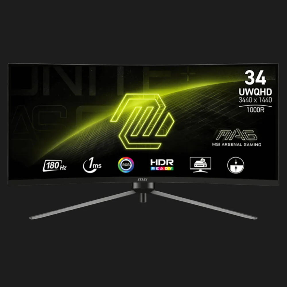 Ігровий монітор MSI 34" VA 180Hz MAG 345CQR (UA)