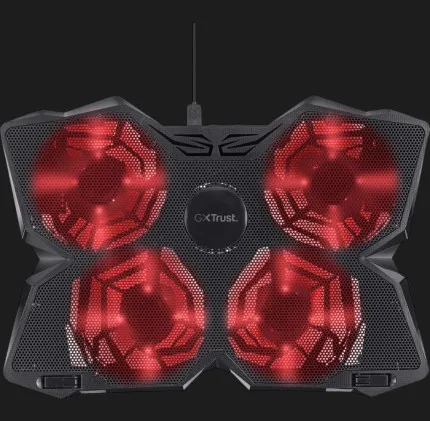 Підставка для ноутбука Trust GXT 278 Yozu Red LED 17.3" (Black)