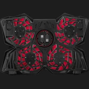 Підставка для ноутбука Trust GXT 278 Yozu Red LED 17.3" (Black)