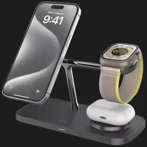 Безпровідна зарядка Proove Magnetic Field Pro 3 in 1 Qi2 (Black)