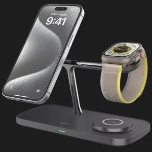 Беспроводная зарядка Proove Magnetic Field Pro 3 in 1 Qi2 (Black)